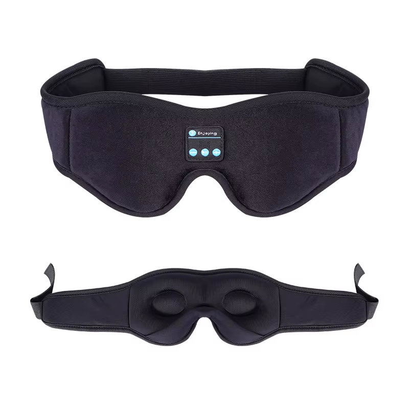 Bluetooth Sleeping Headphones 3D Eye Mask Wireless Headband Soft Elastic Comfortable Music Earphones Sleep Mask for Travel Nap